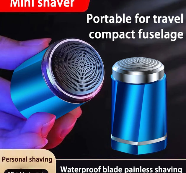 Mini Rechargeable Electric Shaver for Men Wet and Dry Use
