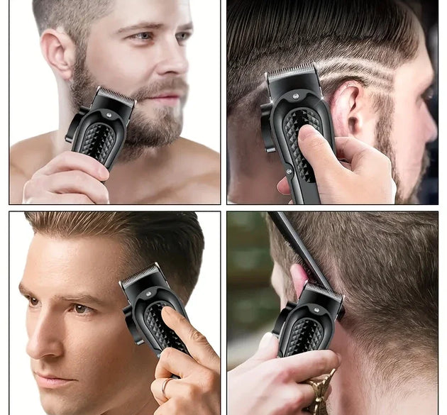 Professional Cordless Hair Clipper and Beard Trimmer for Men